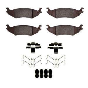 Ford E-150 Club Wagon Brake Pads - Rear - R1 Concepts - Ceramic - `04-`06